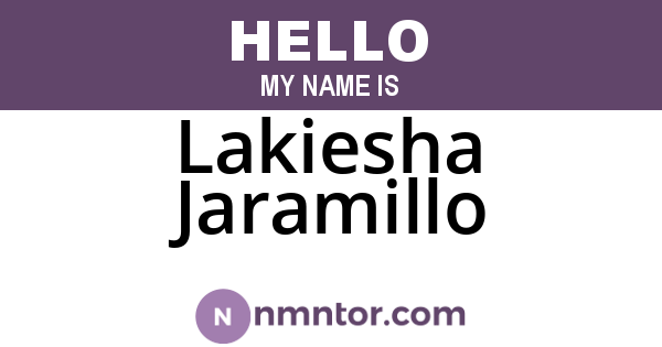 Lakiesha Jaramillo