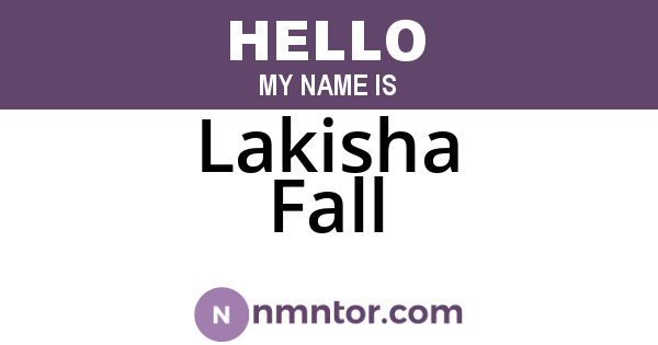 Lakisha Fall
