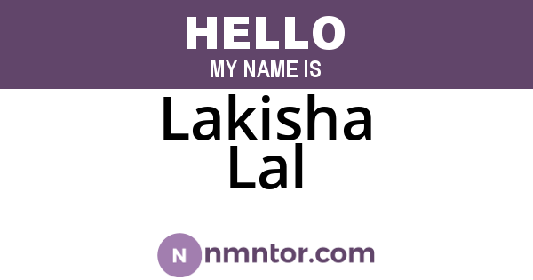 Lakisha Lal