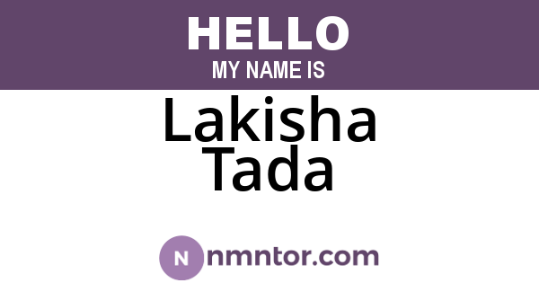 Lakisha Tada