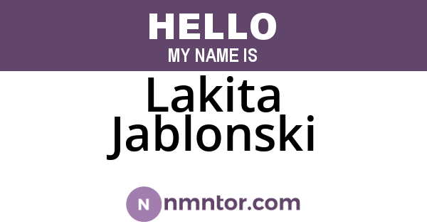 Lakita Jablonski
