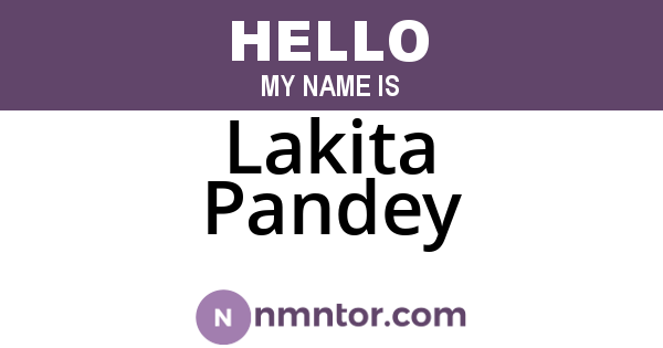 Lakita Pandey