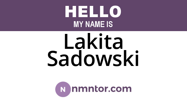 Lakita Sadowski