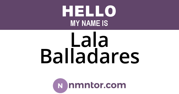 Lala Balladares