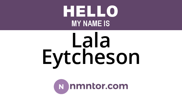 Lala Eytcheson