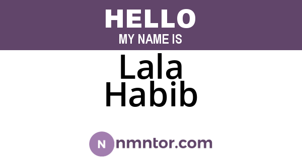 Lala Habib