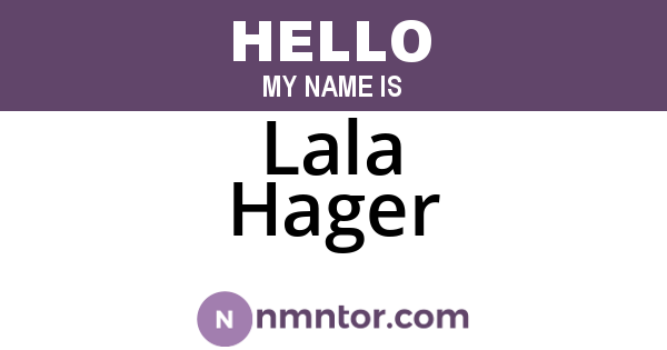 Lala Hager