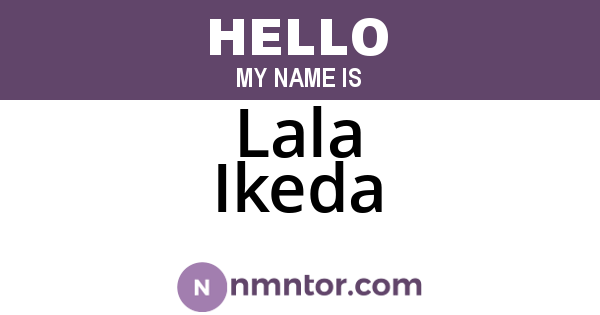 Lala Ikeda