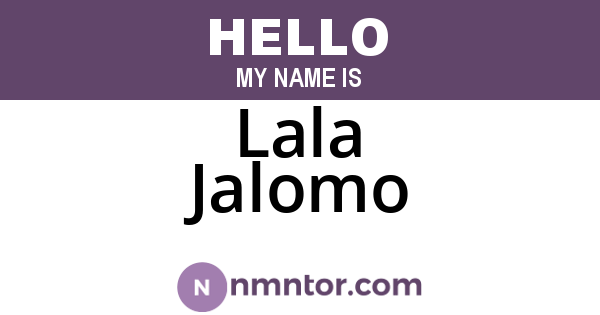 Lala Jalomo