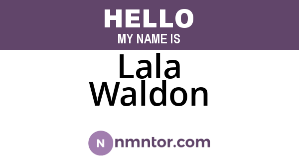 Lala Waldon