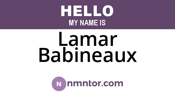 Lamar Babineaux
