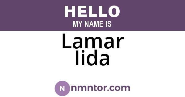 Lamar Iida