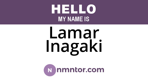 Lamar Inagaki