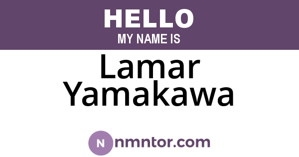 Lamar Yamakawa