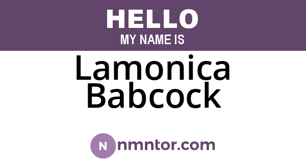Lamonica Babcock