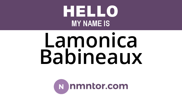 Lamonica Babineaux