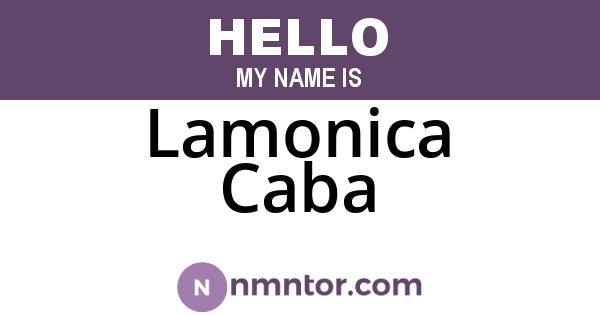 Lamonica Caba