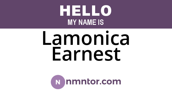 Lamonica Earnest