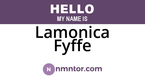 Lamonica Fyffe