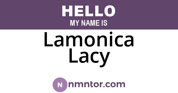 Lamonica Lacy