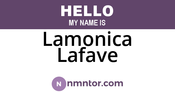 Lamonica Lafave
