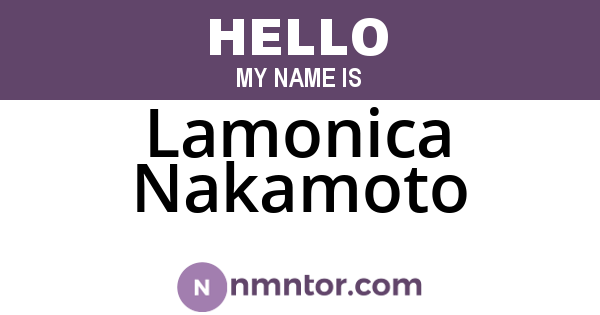 Lamonica Nakamoto