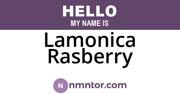 Lamonica Rasberry
