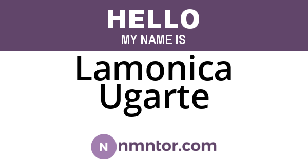 Lamonica Ugarte