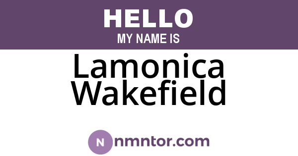 Lamonica Wakefield
