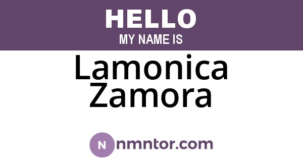 Lamonica Zamora