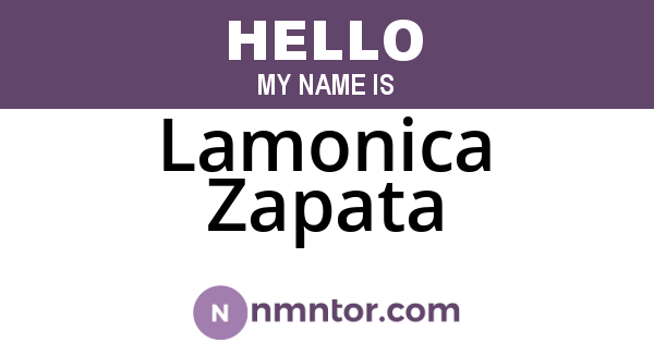 Lamonica Zapata