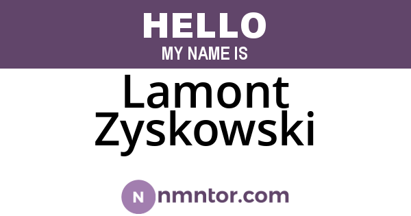 Lamont Zyskowski