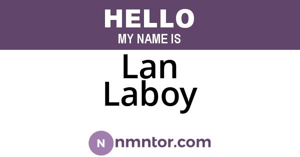 Lan Laboy