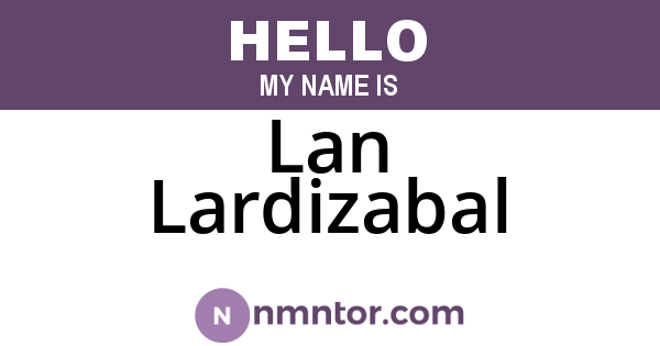 Lan Lardizabal