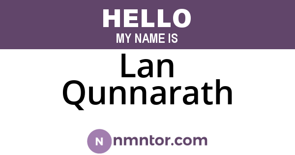 Lan Qunnarath