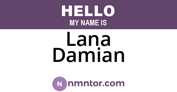 Lana Damian