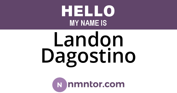 Landon Dagostino