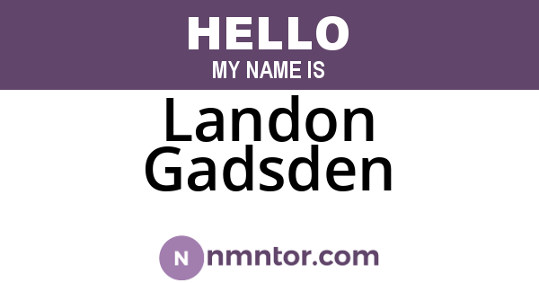 Landon Gadsden