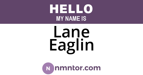 Lane Eaglin