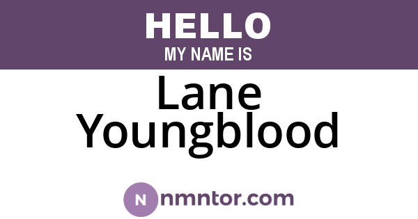 Lane Youngblood
