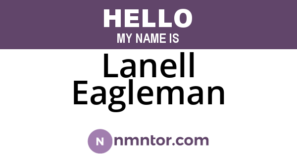Lanell Eagleman