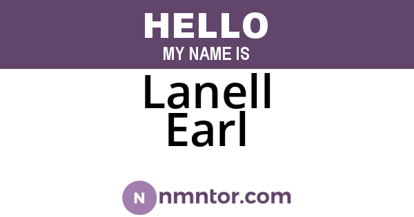 Lanell Earl