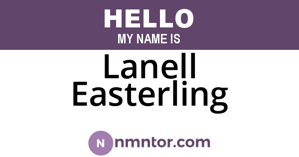 Lanell Easterling