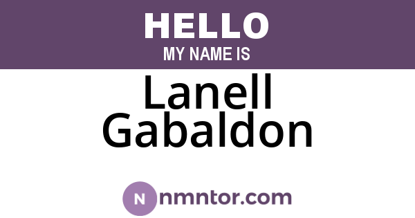 Lanell Gabaldon