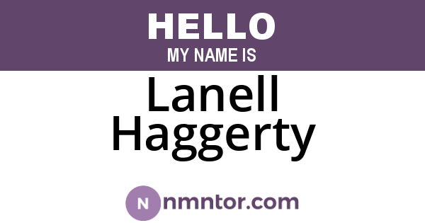 Lanell Haggerty