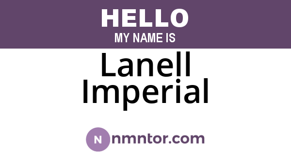 Lanell Imperial