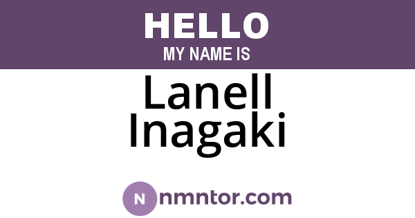 Lanell Inagaki