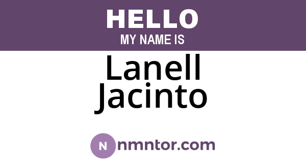 Lanell Jacinto