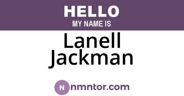 Lanell Jackman
