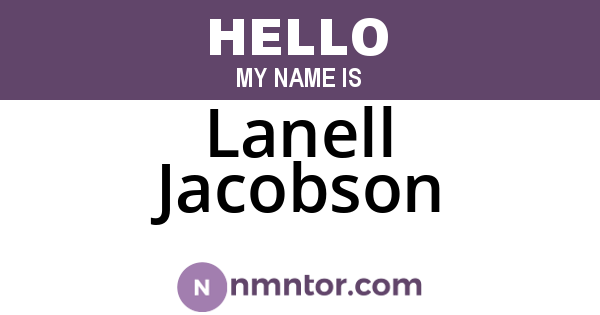 Lanell Jacobson